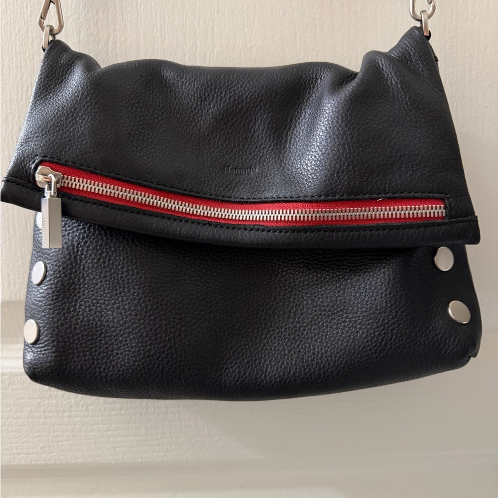 VIP Med Hammit Black Leather Crossbody - one flaw